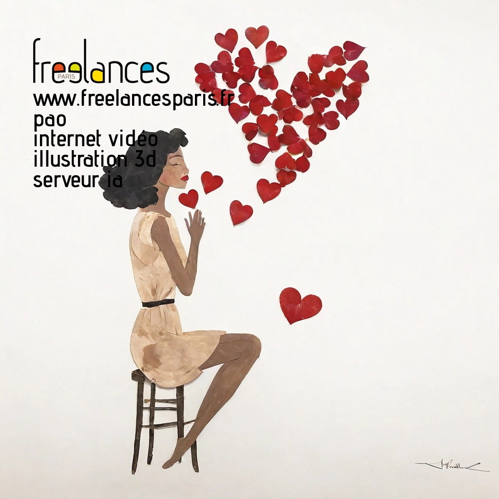 Pao mise en page internet vidéo illustration 3d serveur IA générative AI freelance paris studio de création magazines yrx22ls0